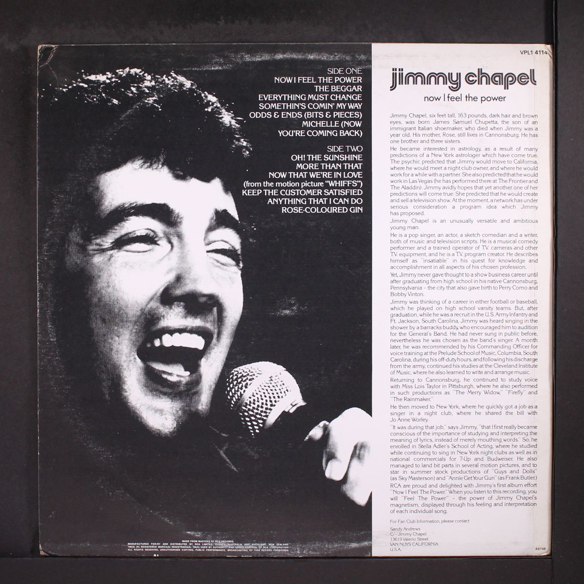 now i feel the power by JIMMY CHAPEL