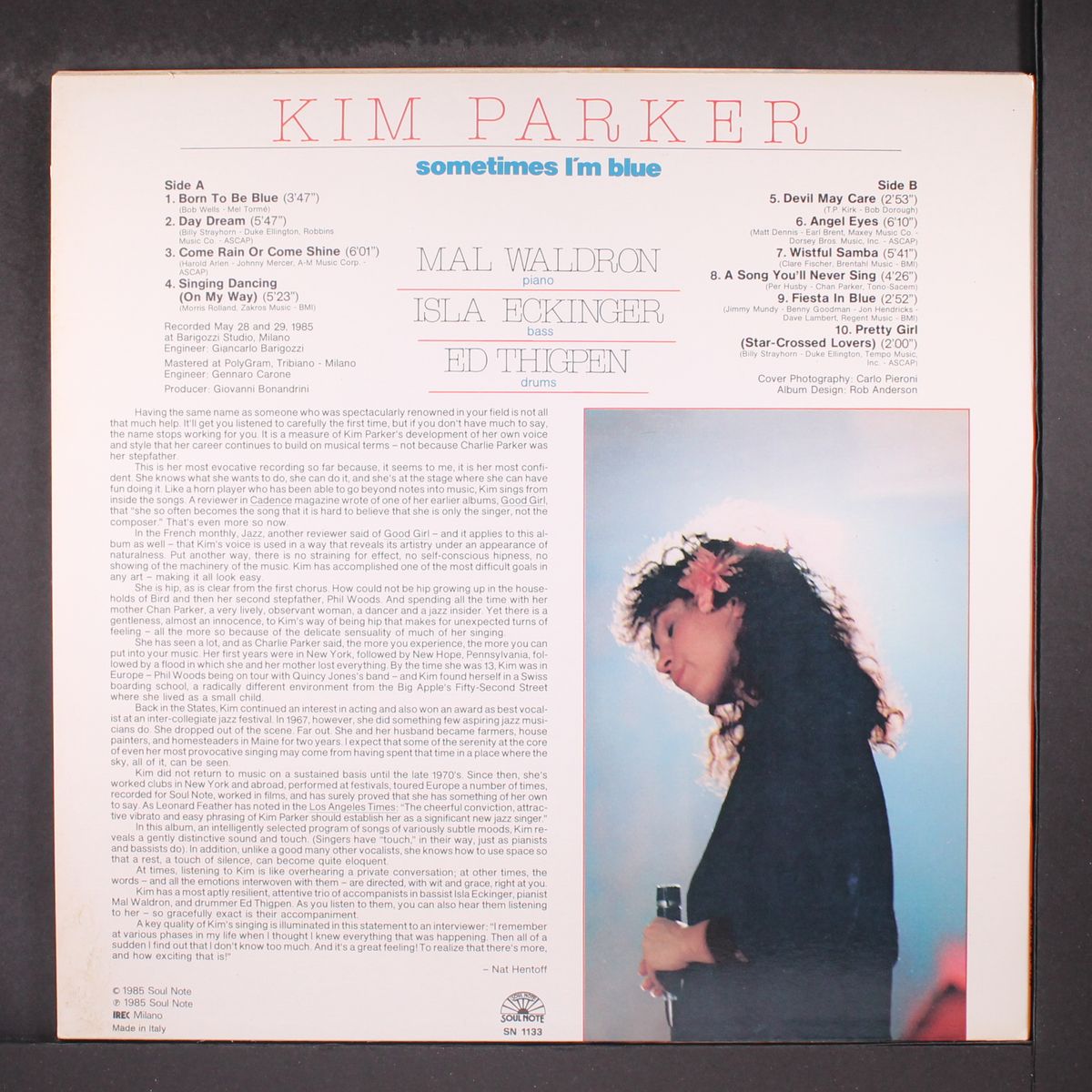 sometimes i'm blue by KIM PARKER
