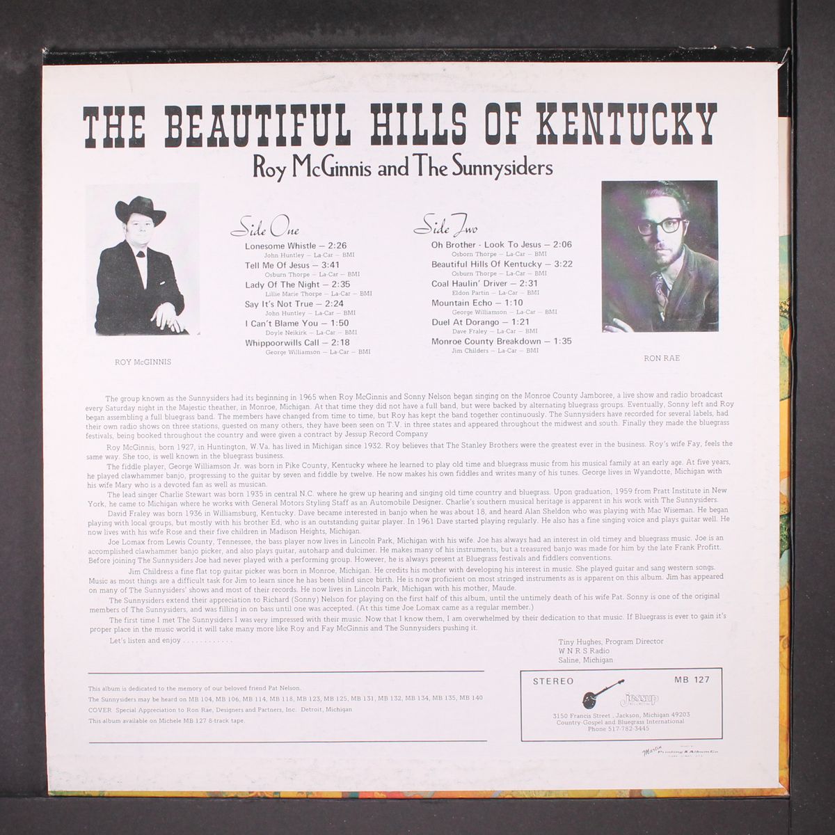 the beautiful hills of kentucky by ROY MCGINNIS & SUNNYSIDERS