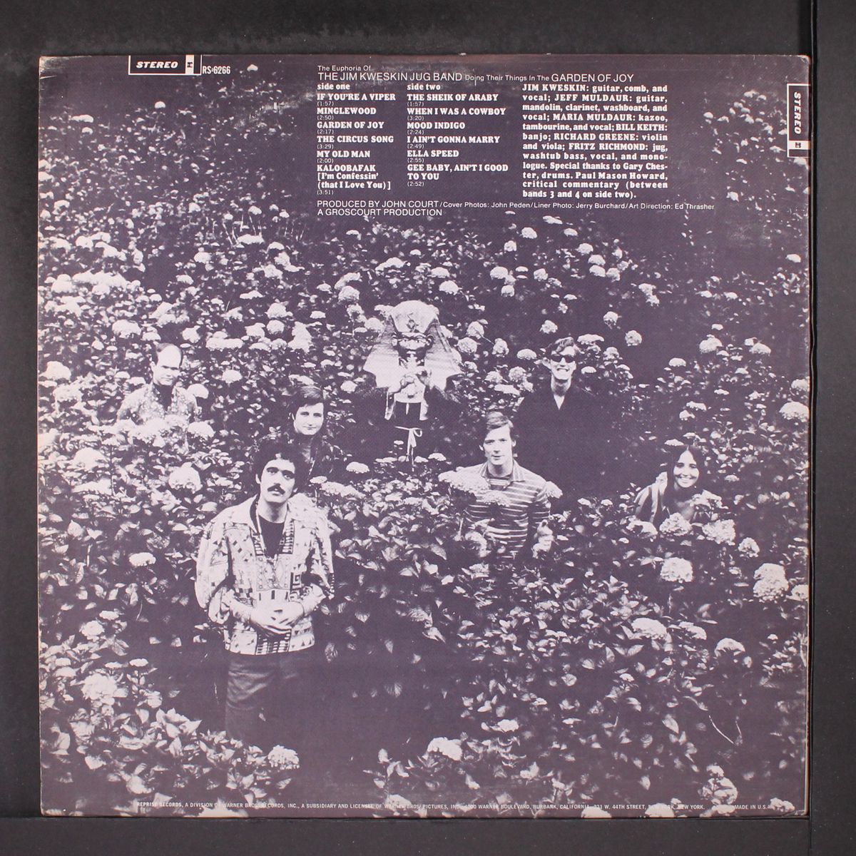 garden of joy by JIM KWESKIN & JUG BAND