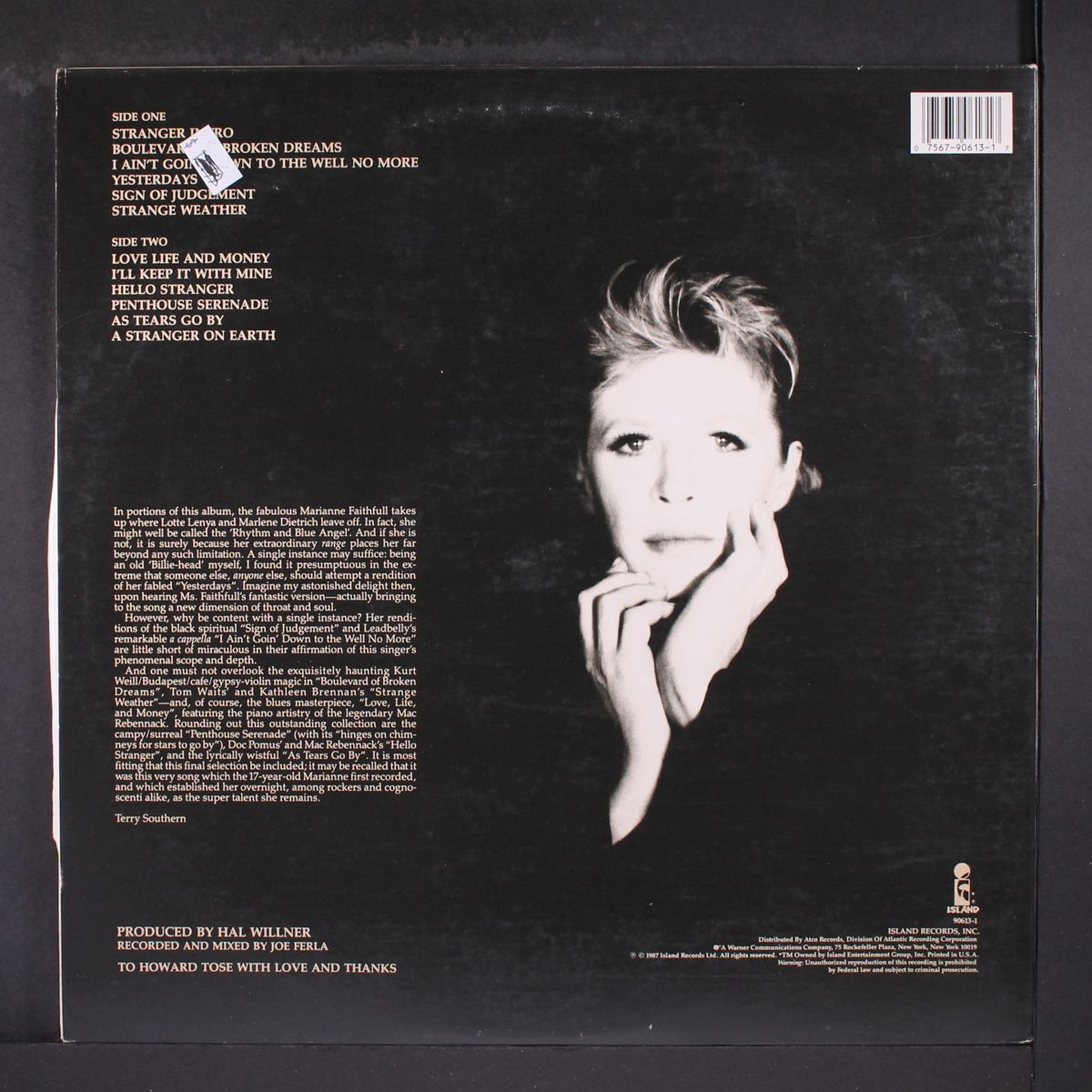 strange weather by MARIANNE FAITHFULL