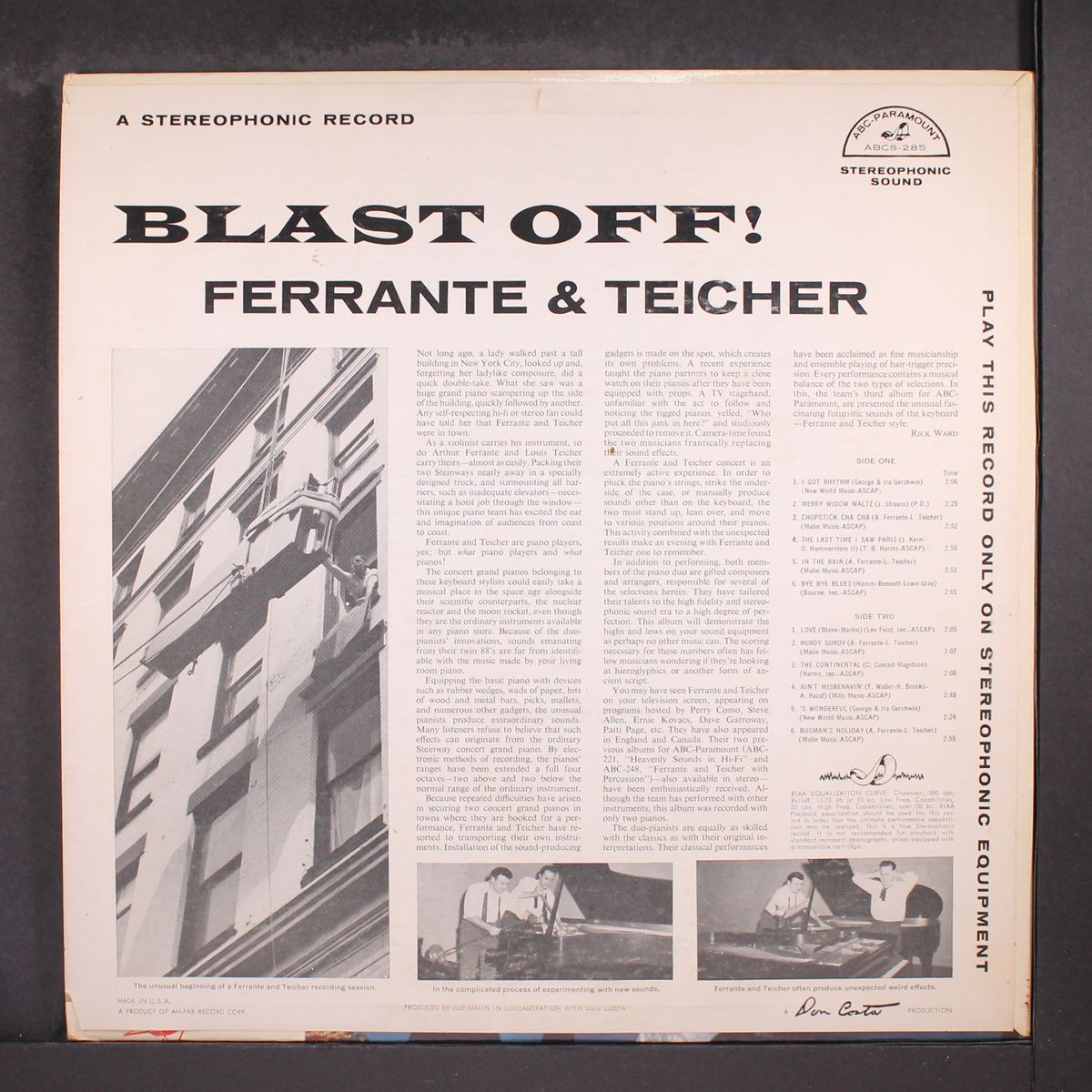 blast off! by FERRANTE & TEICHER
