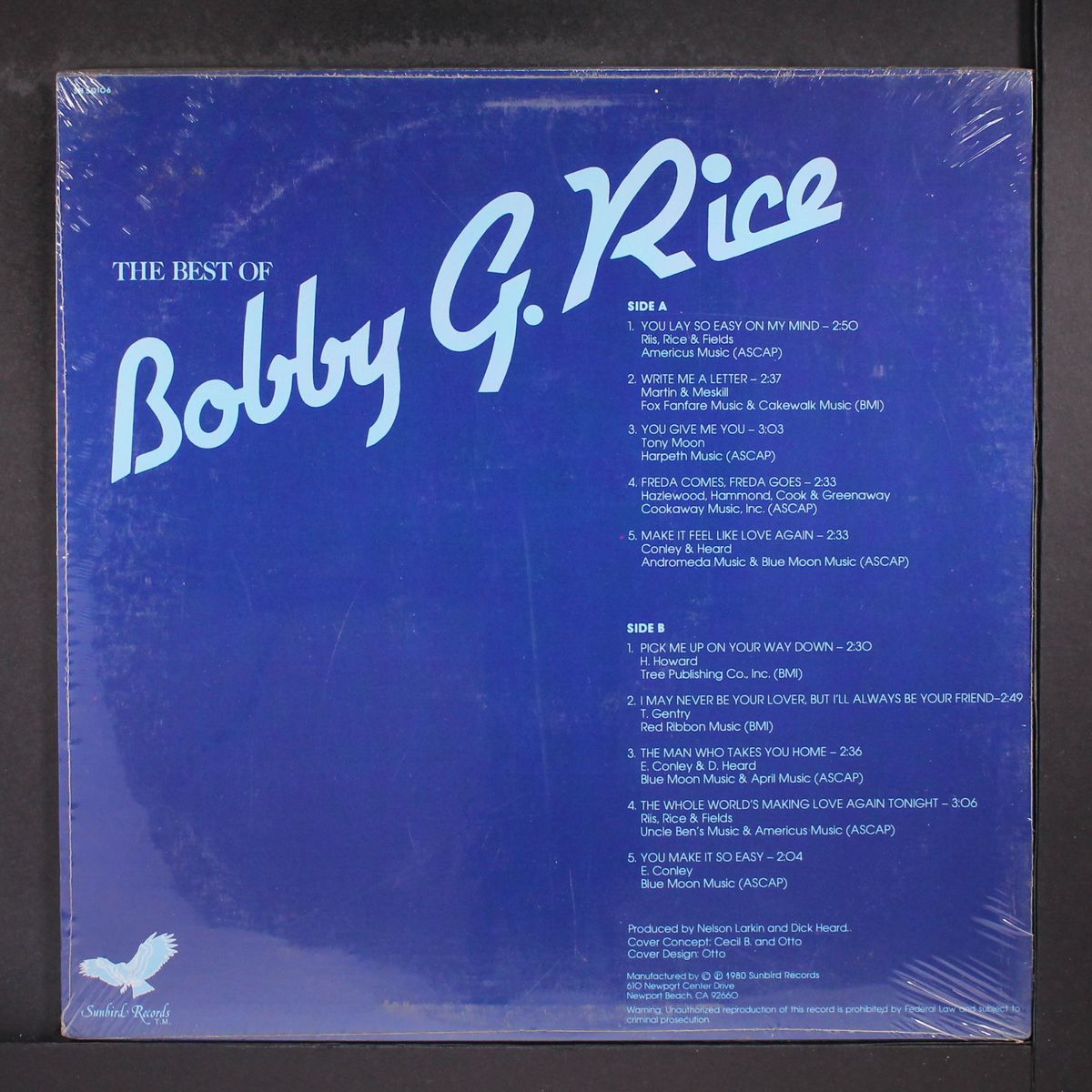 the best of bobby g. rice by BOBBY G. RICE