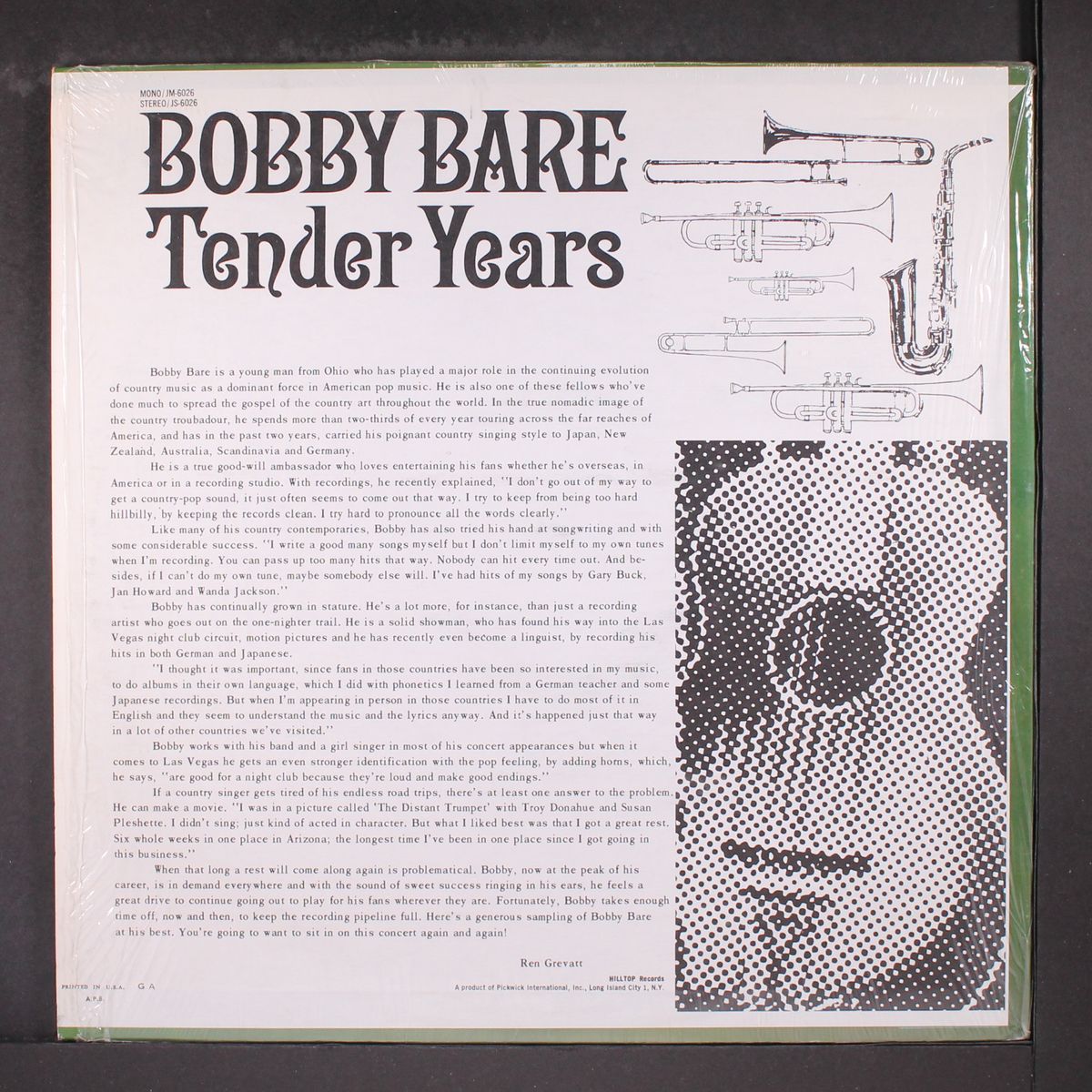 tender years by BOBBY BARE