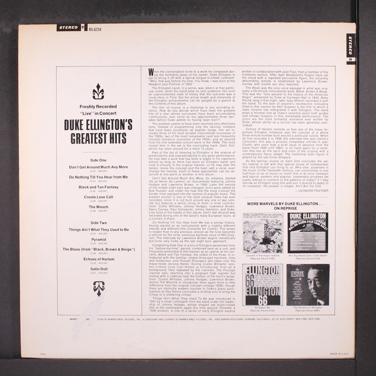 greatest hits! by DUKE ELLINGTON