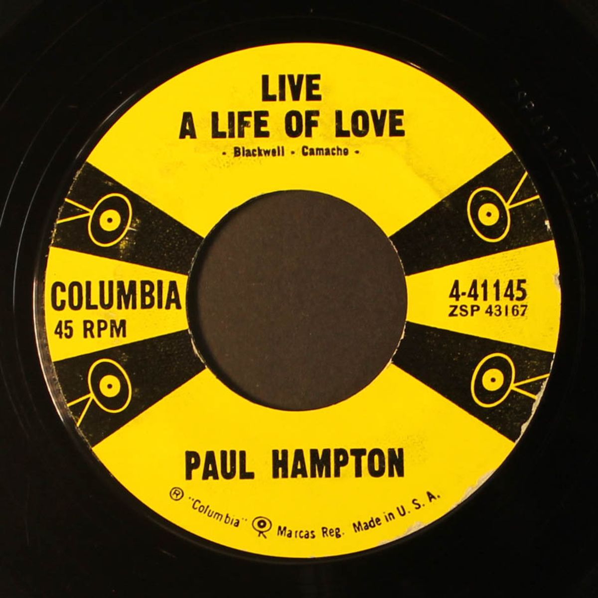 slam bam thank ya ma'am / live a life of love by PAUL HAMPTON