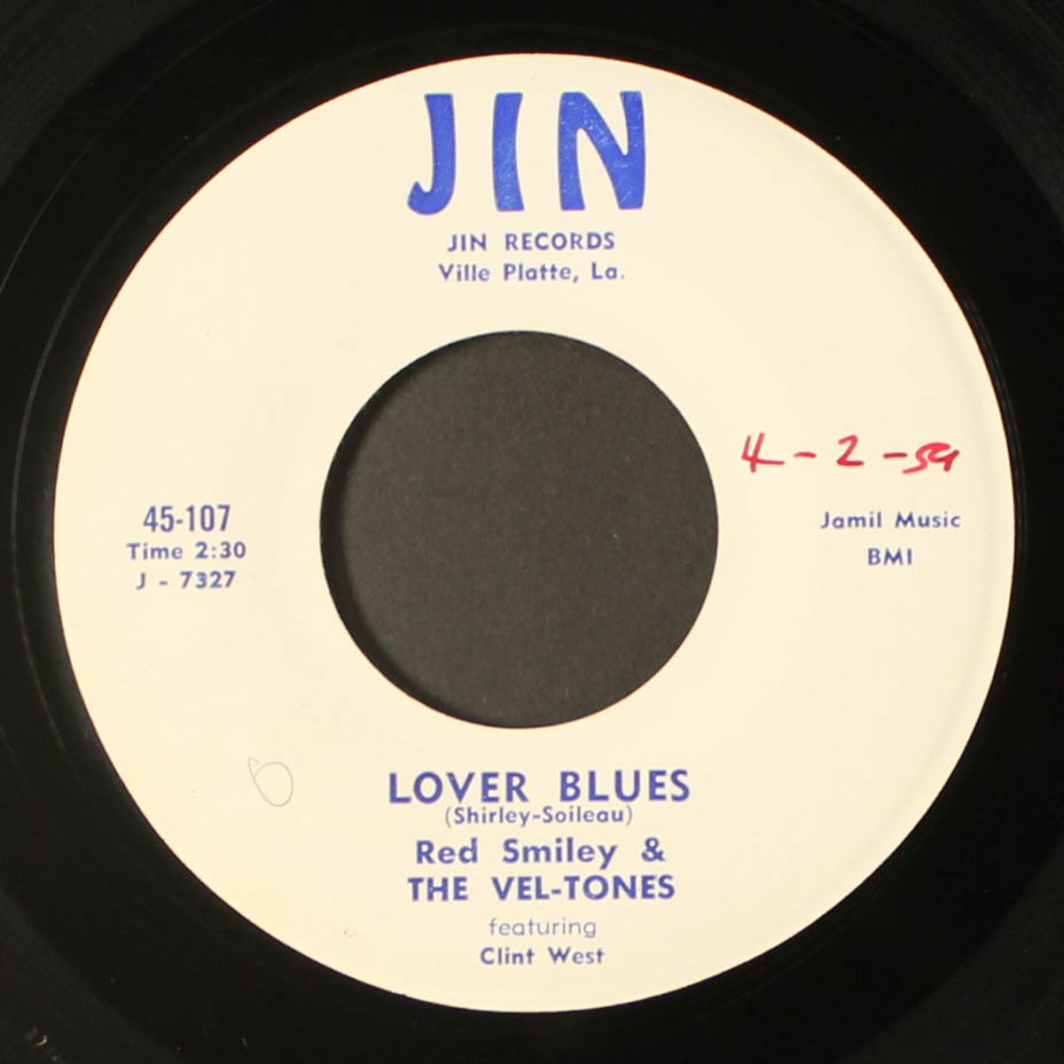 take a ride / lover blues by RED SMILEY & VEL-TONES