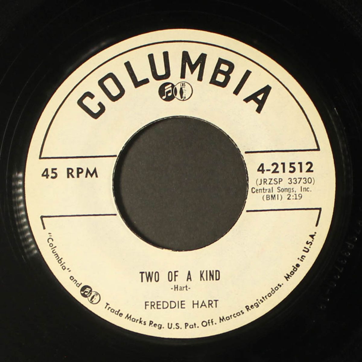 dig boy dig / two of a kind by FREDDIE HART