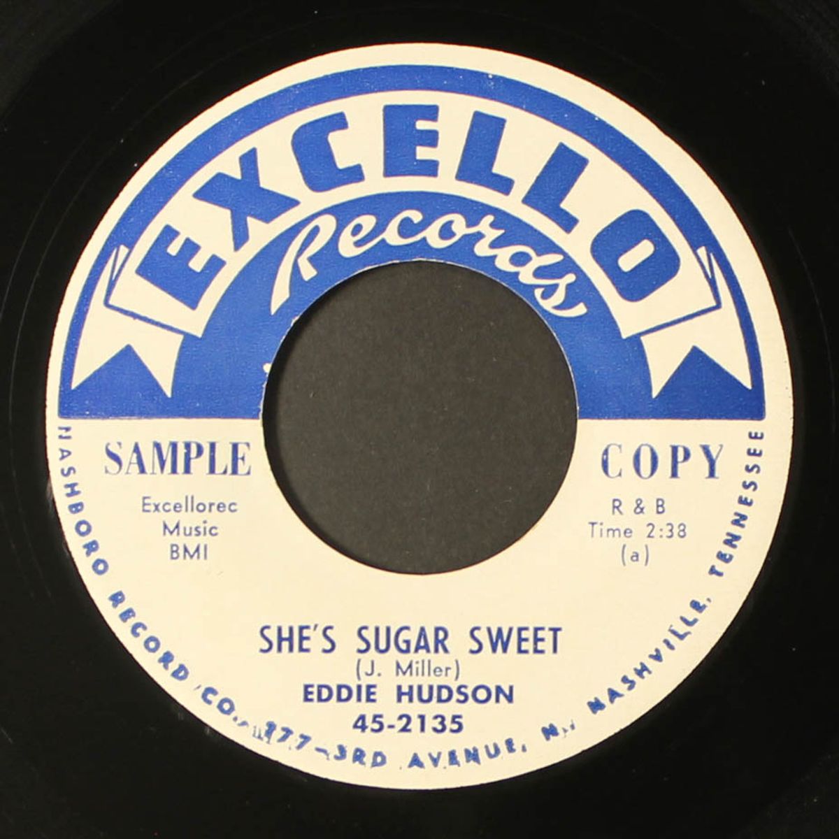 she's sugar sweet / that long lost baby by EDDIE HUDSON