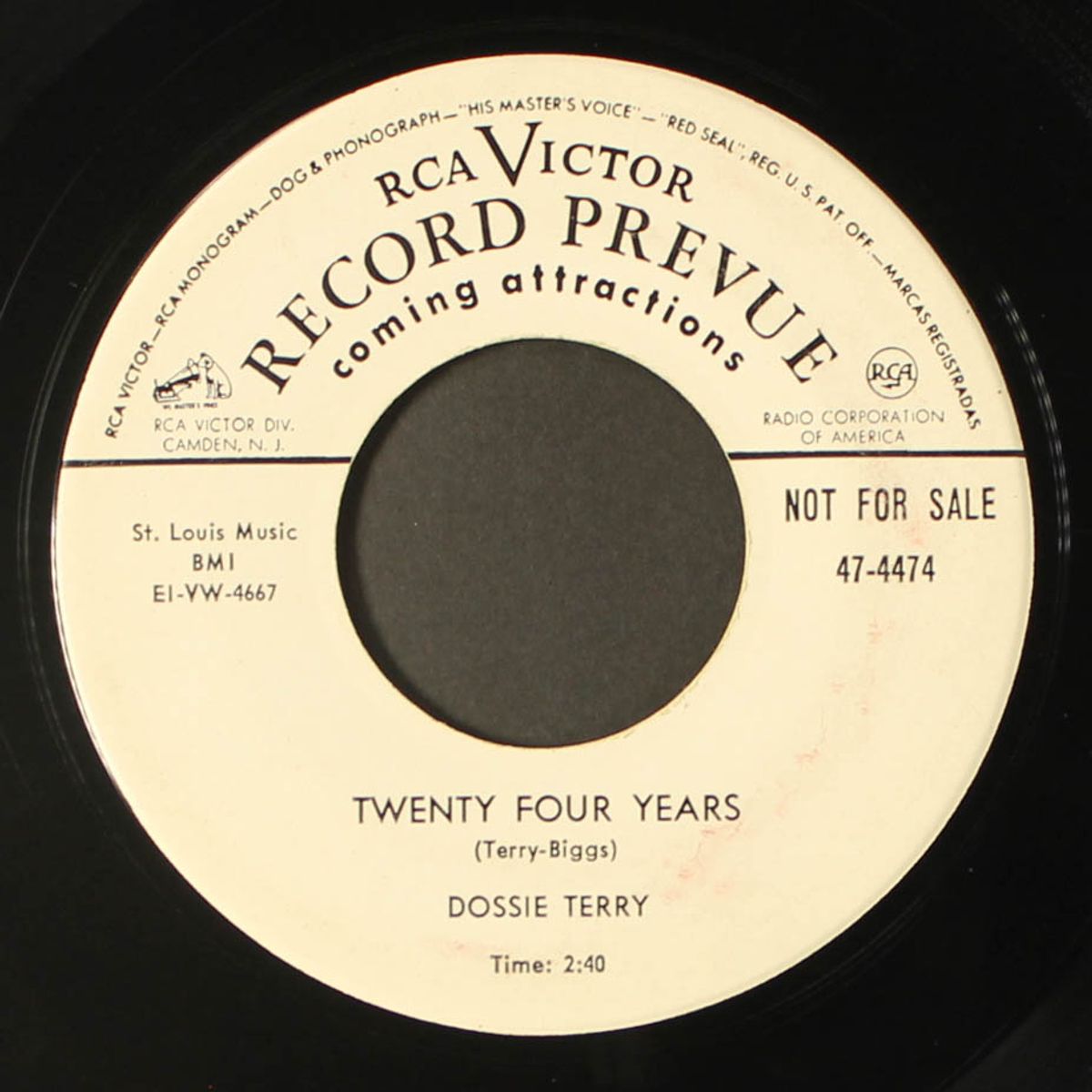 didn't satisfy you / twenty four years by DOSSIE TERRY