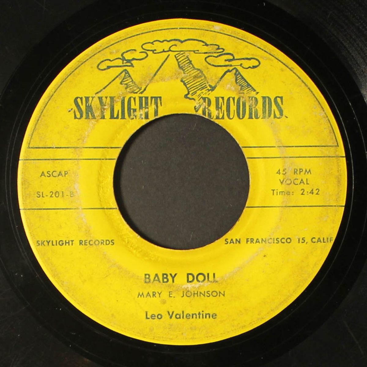 baby doll / please don't leave me this way by LEO VALENTINE