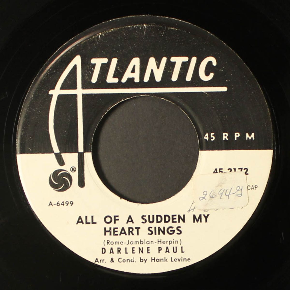 all of a sudden my heart sings / shimmy by DARLENE PAUL