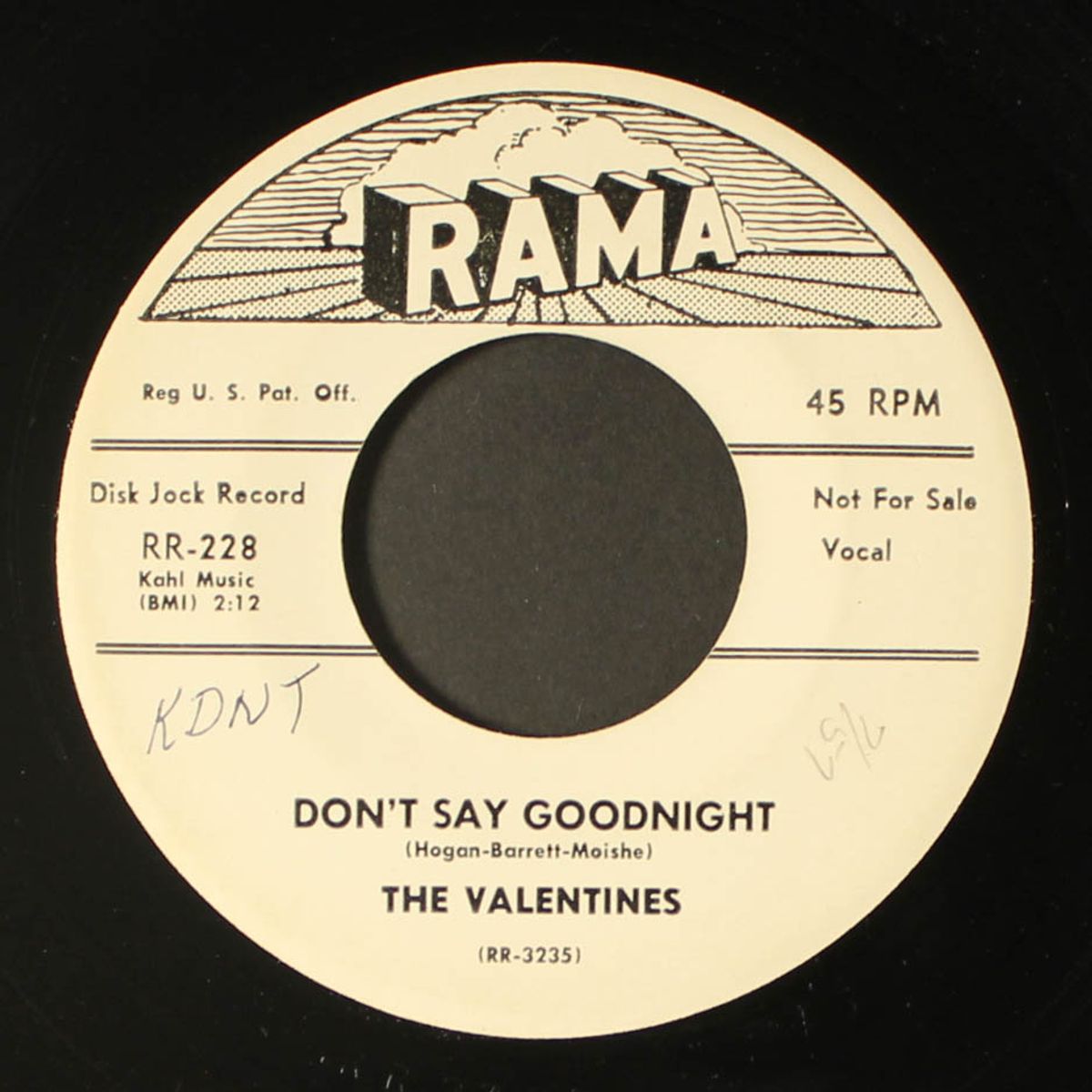 don't say goodnight / i cried oh, oh by VALENTINES