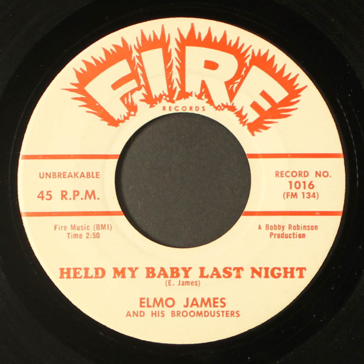 the sky is crying / i held my baby last night by ELMO JAMES