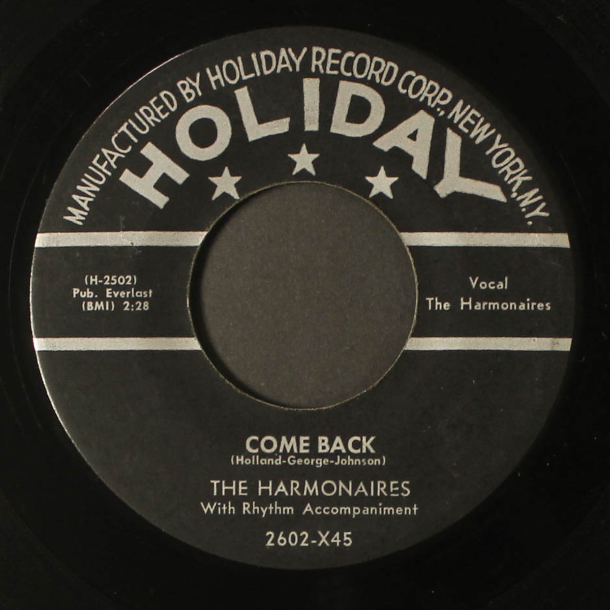 lorraine / come back by HARMONAIRES