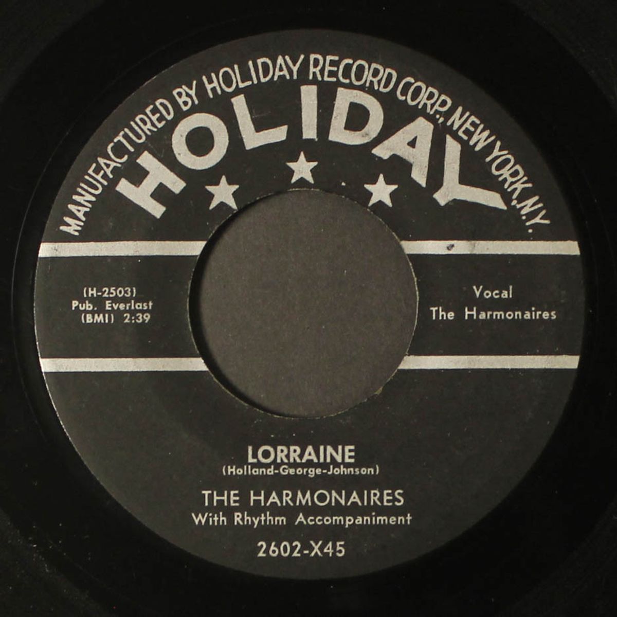 lorraine / come back by HARMONAIRES