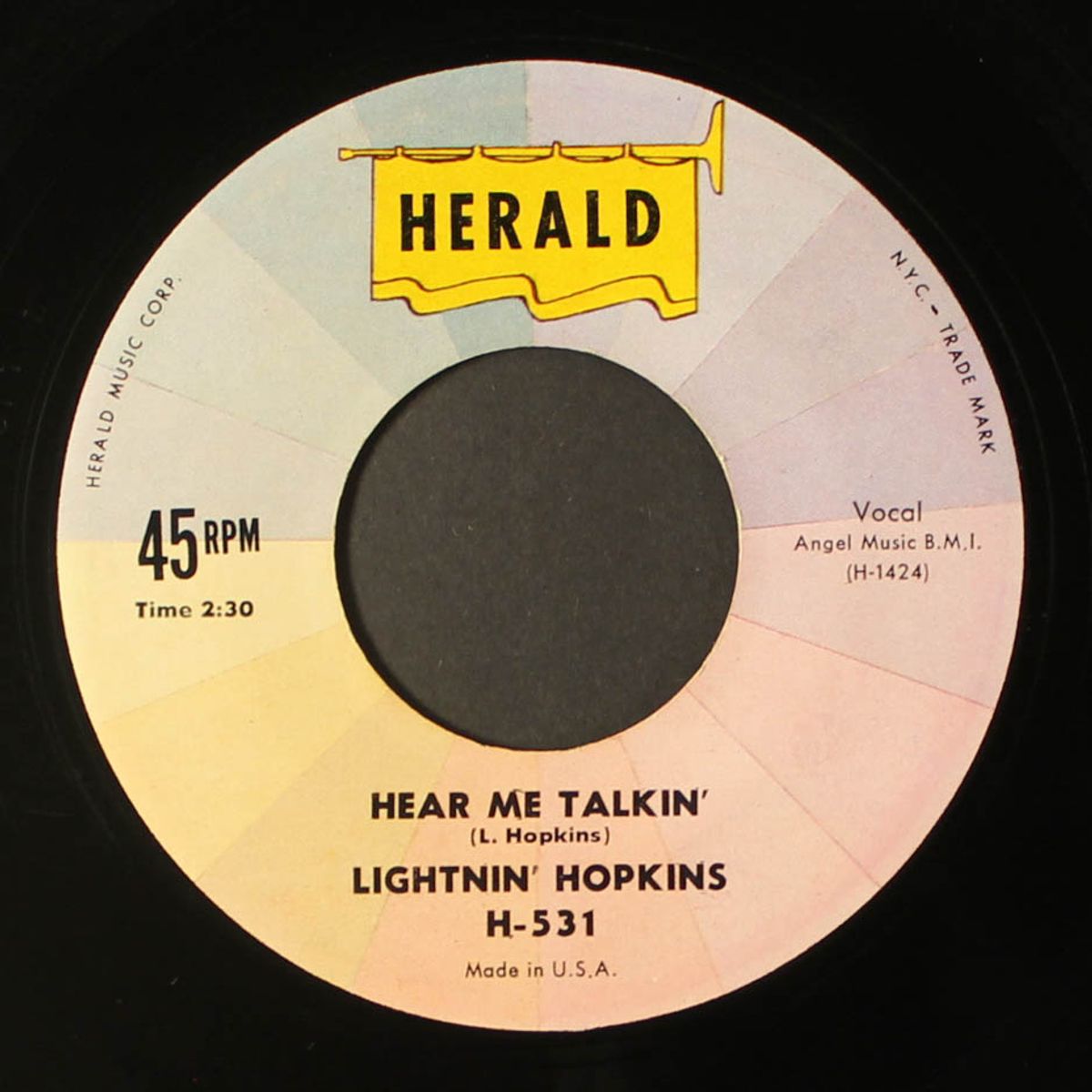 lightnin's stomp / hear me talkin' by LIGHTNIN' HOPKINS