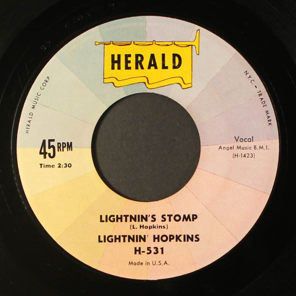 lightnin's stomp / hear me talkin' by LIGHTNIN' HOPKINS