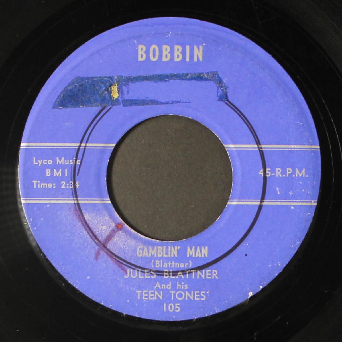 rock and roll blues / gamblin' man by JULES BLATTNER