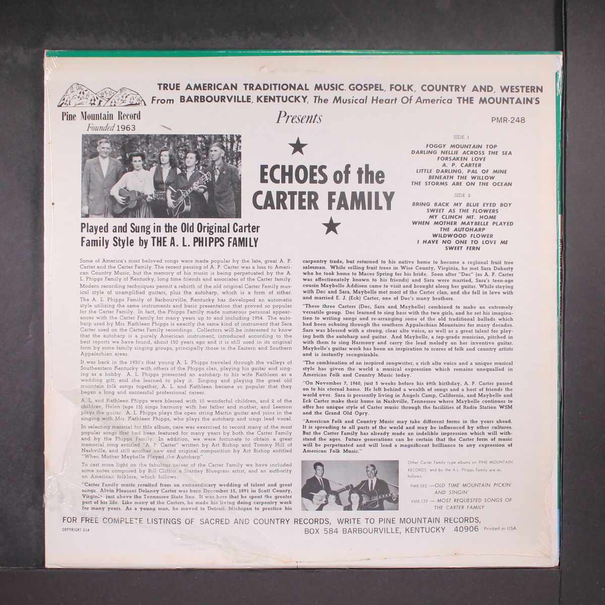 echoes of the carter family by PHIPPS FAMILY