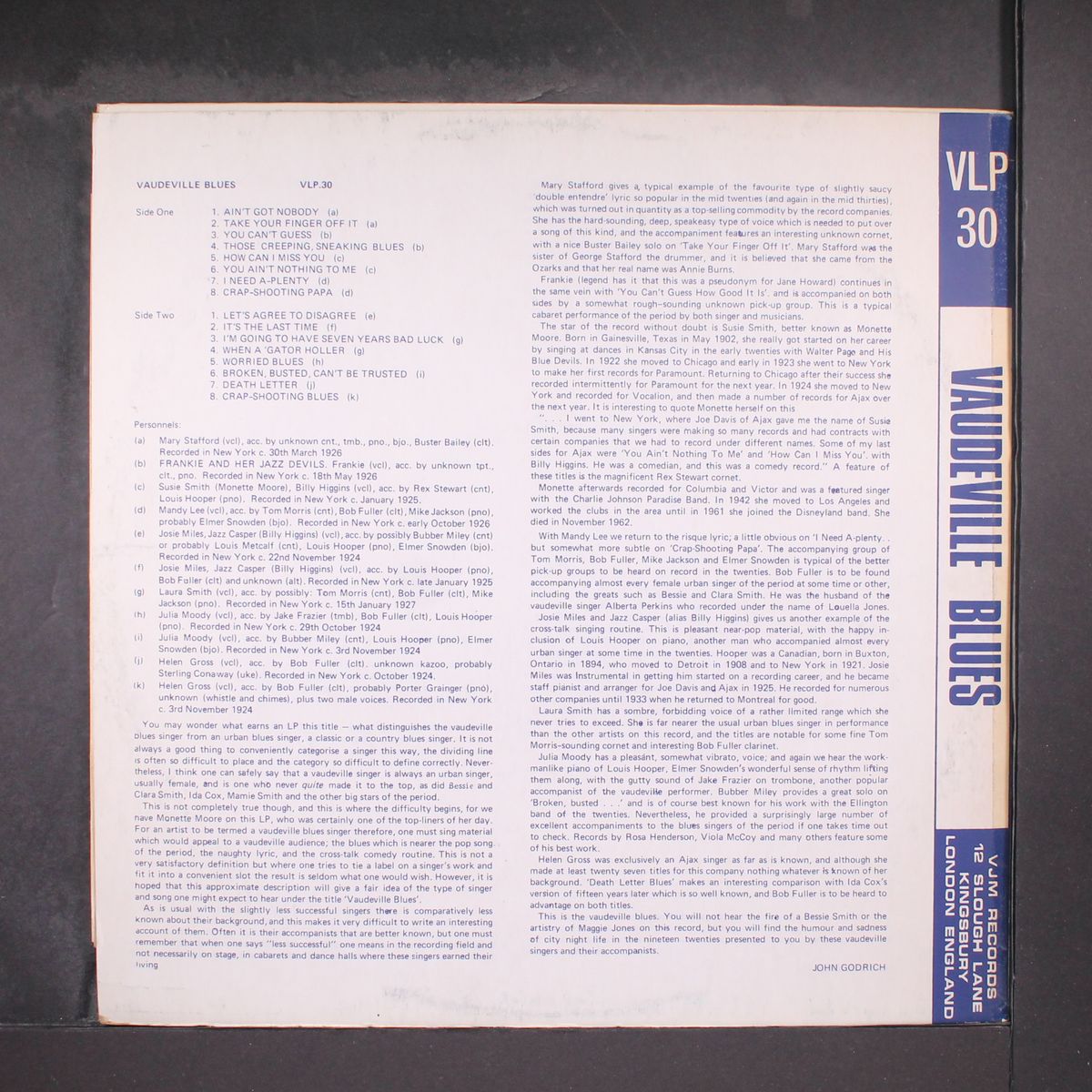 vaudeville blues by VARIOUS
