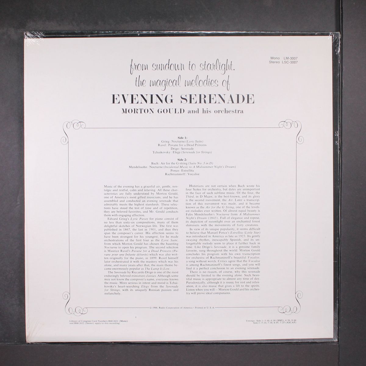 evening serenade by MORTON GOULD