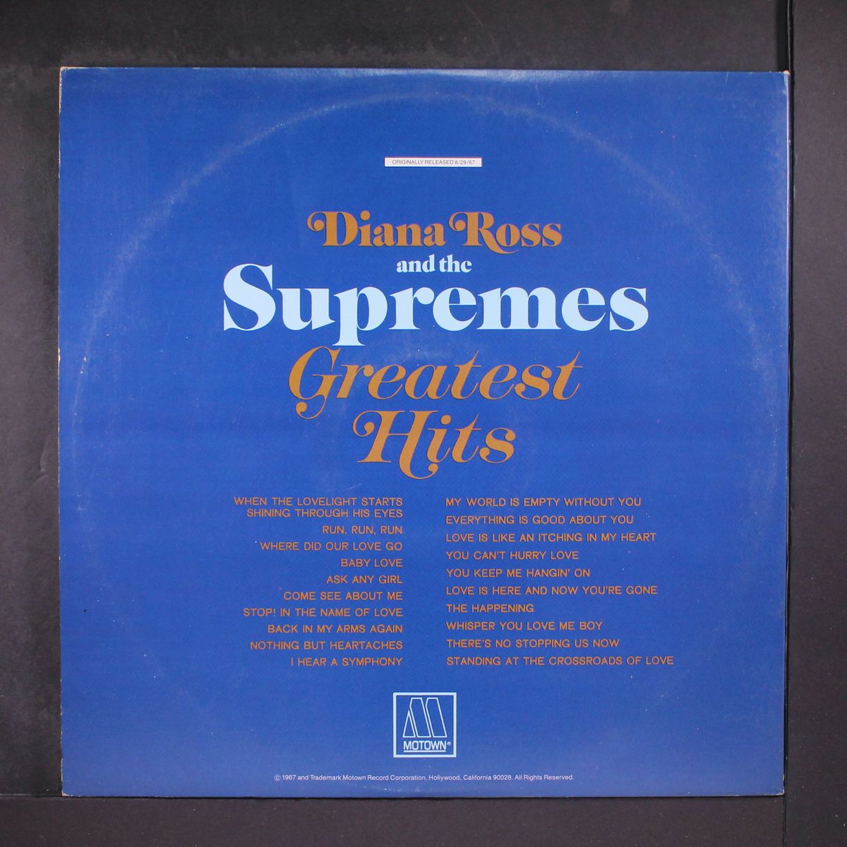 greatest hits by DIANA ROSS & SUPREMES