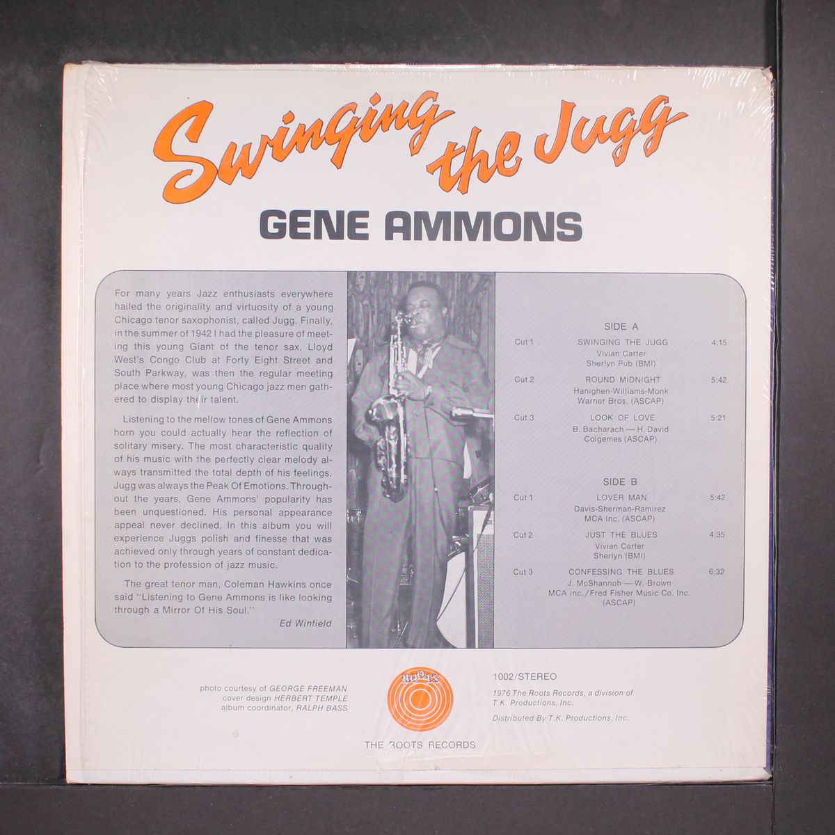 swinging the jug by GENE AMMONS