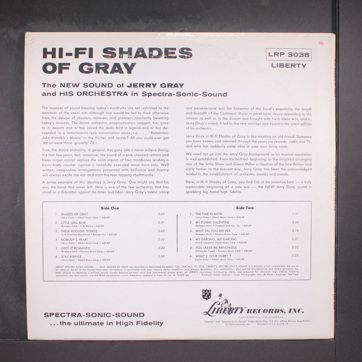 hi-fi shades of gray by JERRY GRAY