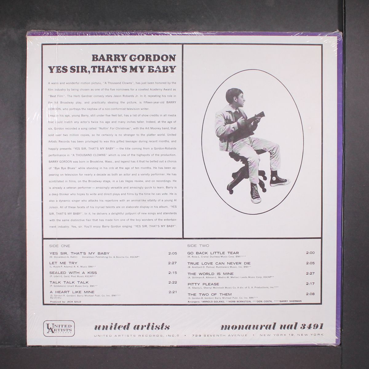 yes sir, that's my baby by BARRY GORDON