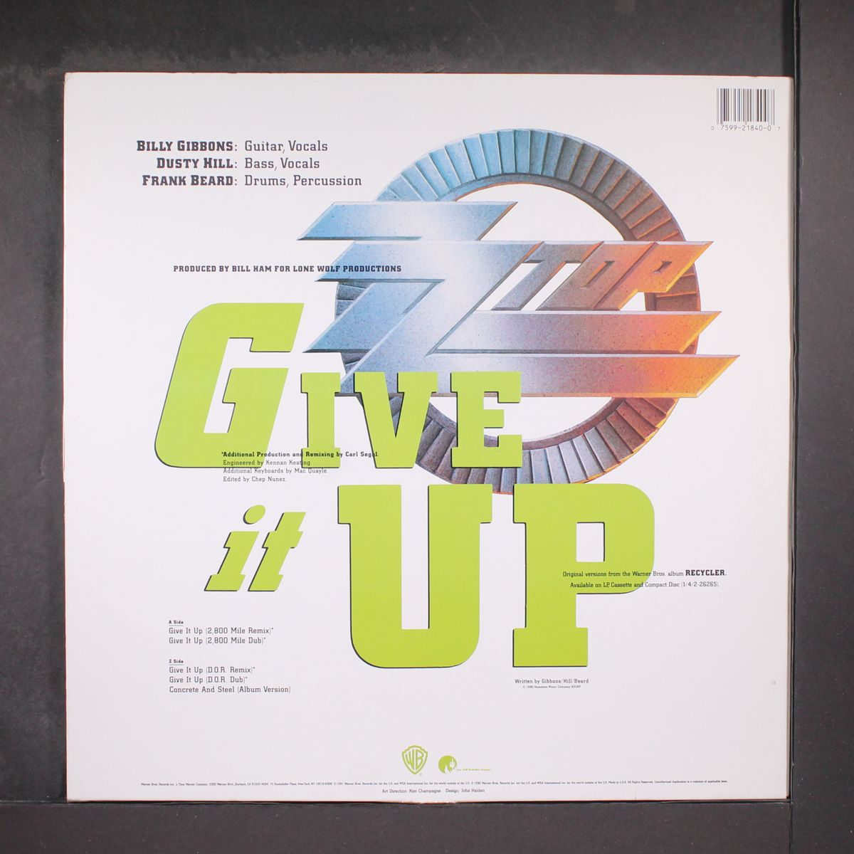 give it up by ZZ TOP