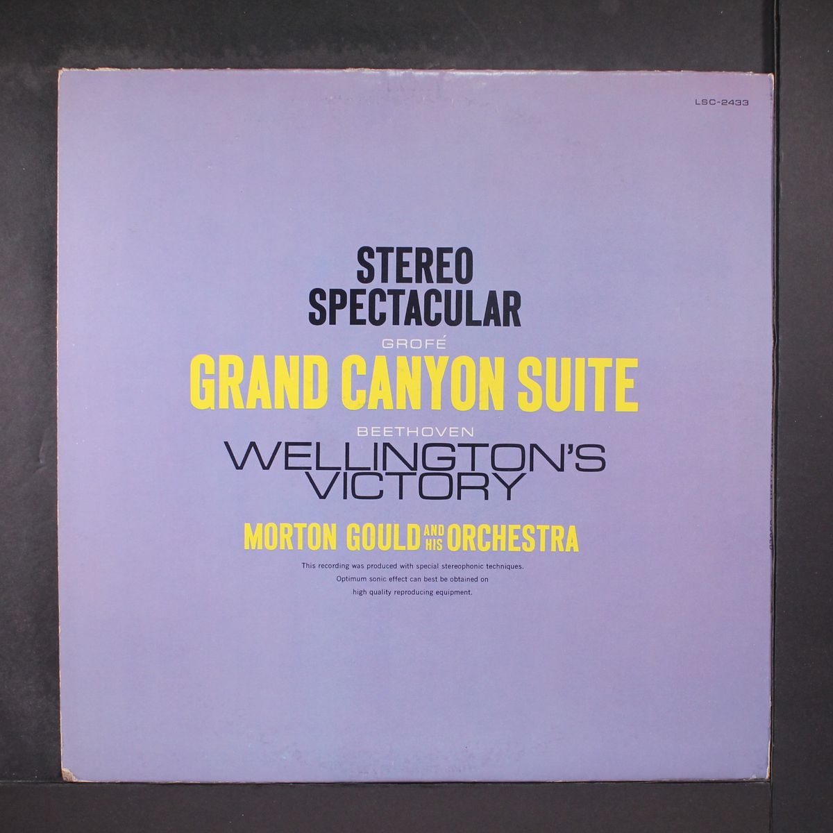 grand canyon suite by MORTON GOULD