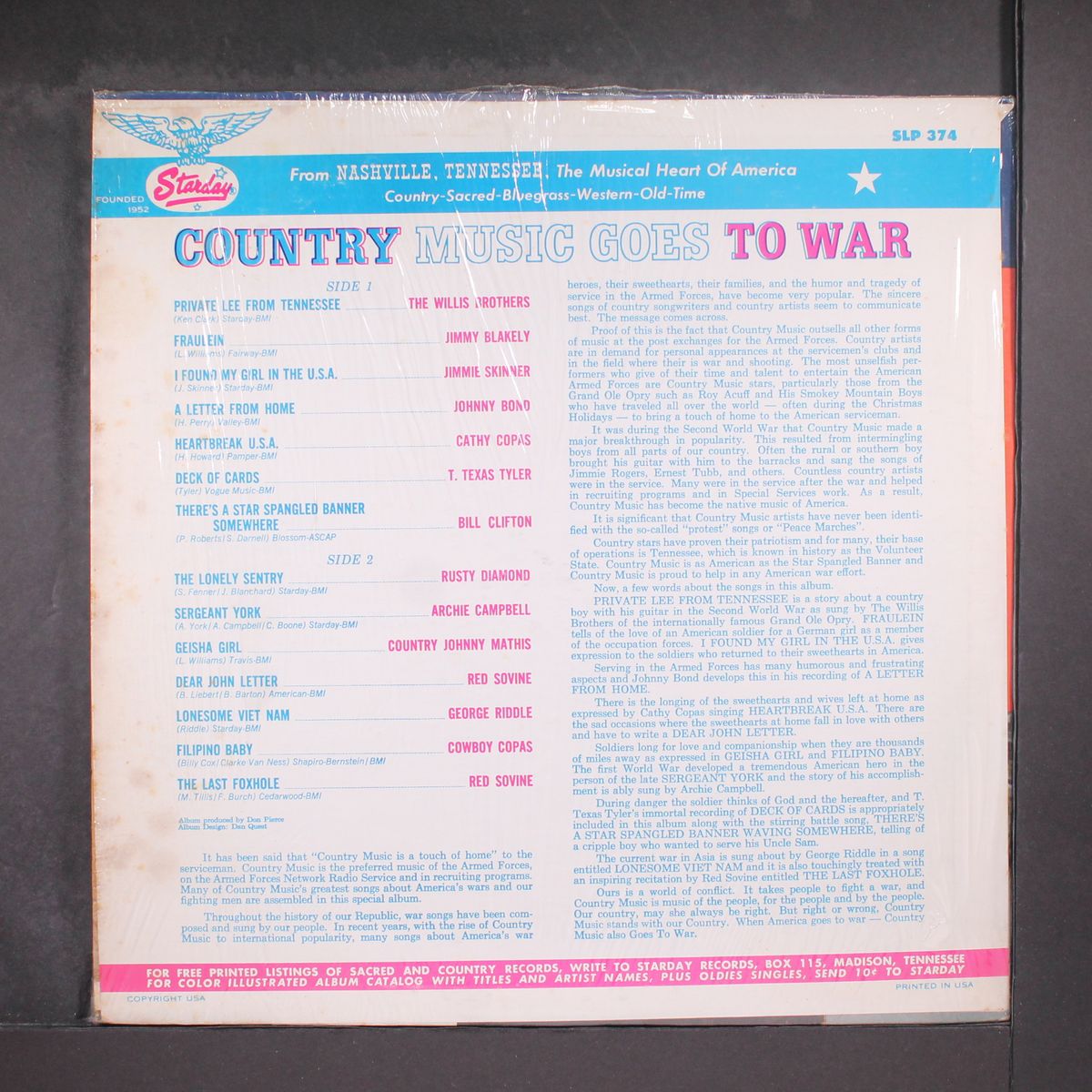 country music goes to war by VARIOUS