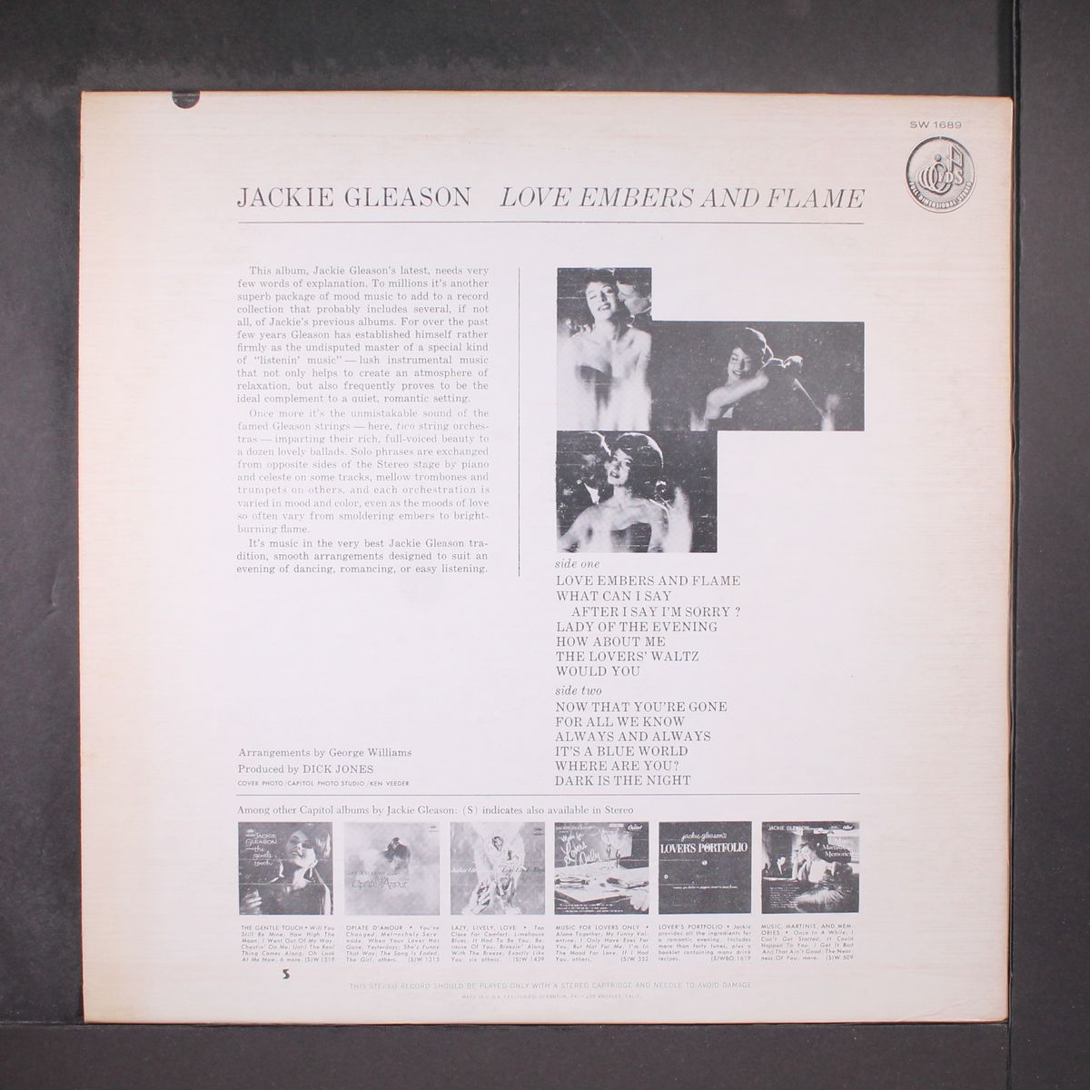 love embers and flame by JACKIE GLEASON