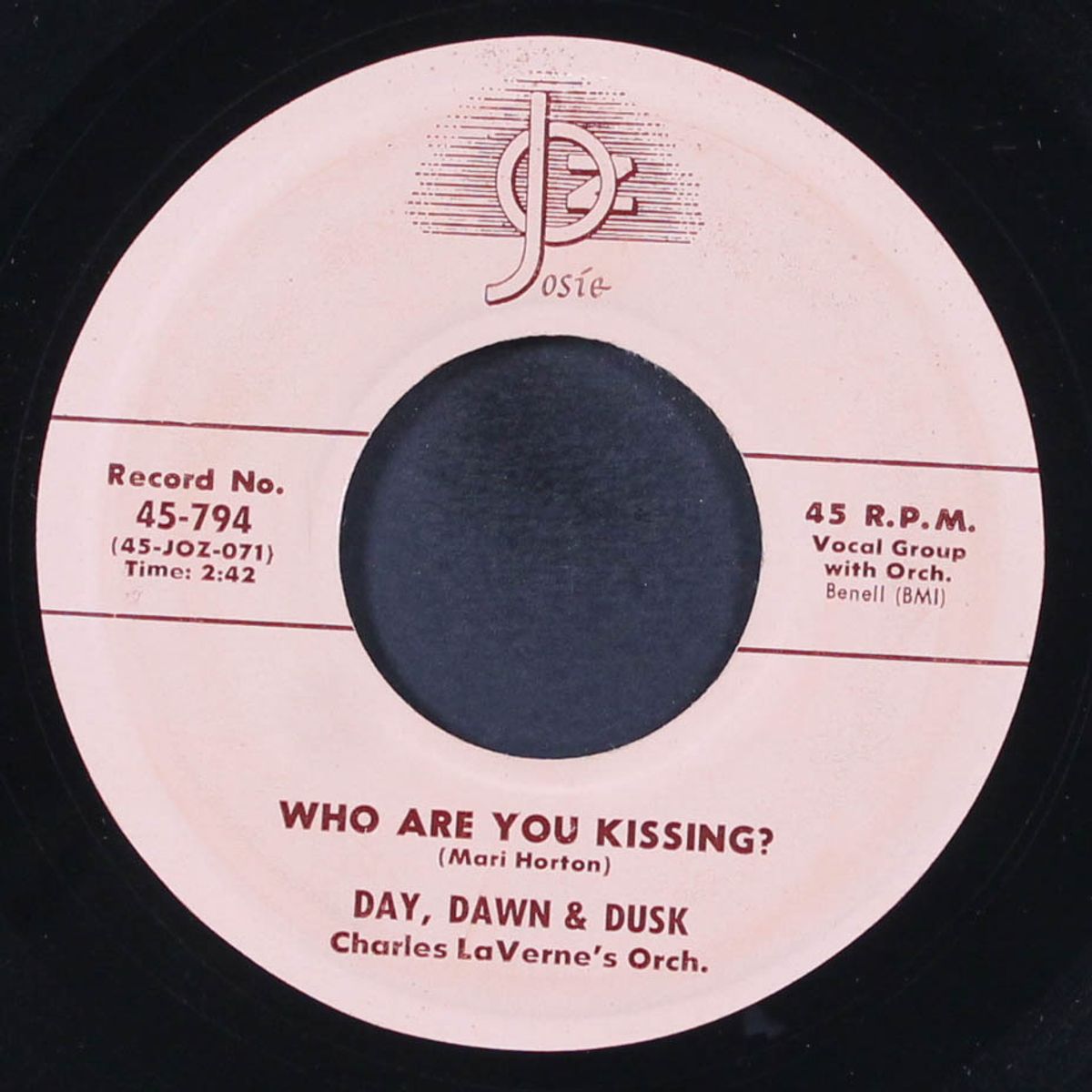who are you kissing? / anytime by DAY, DAWN AND DUSK