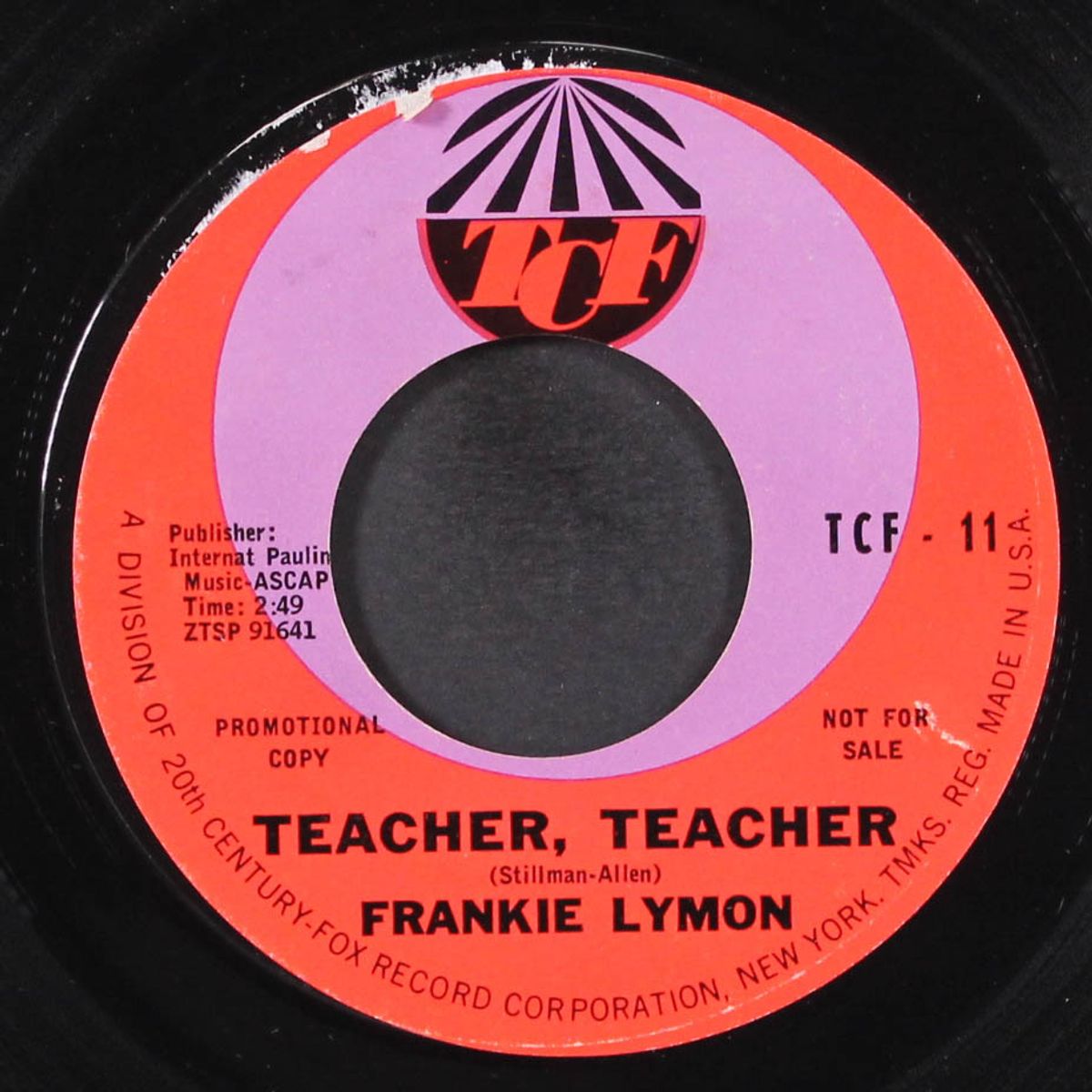 to each his own / teacher, teacher by FRANKIE LYMON
