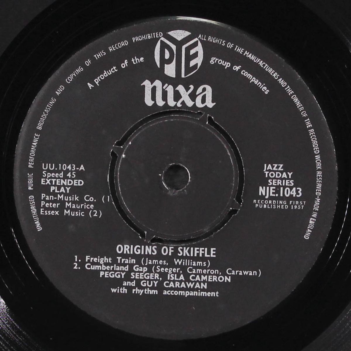 presents origins of skiffle by PEGGY SEEGER