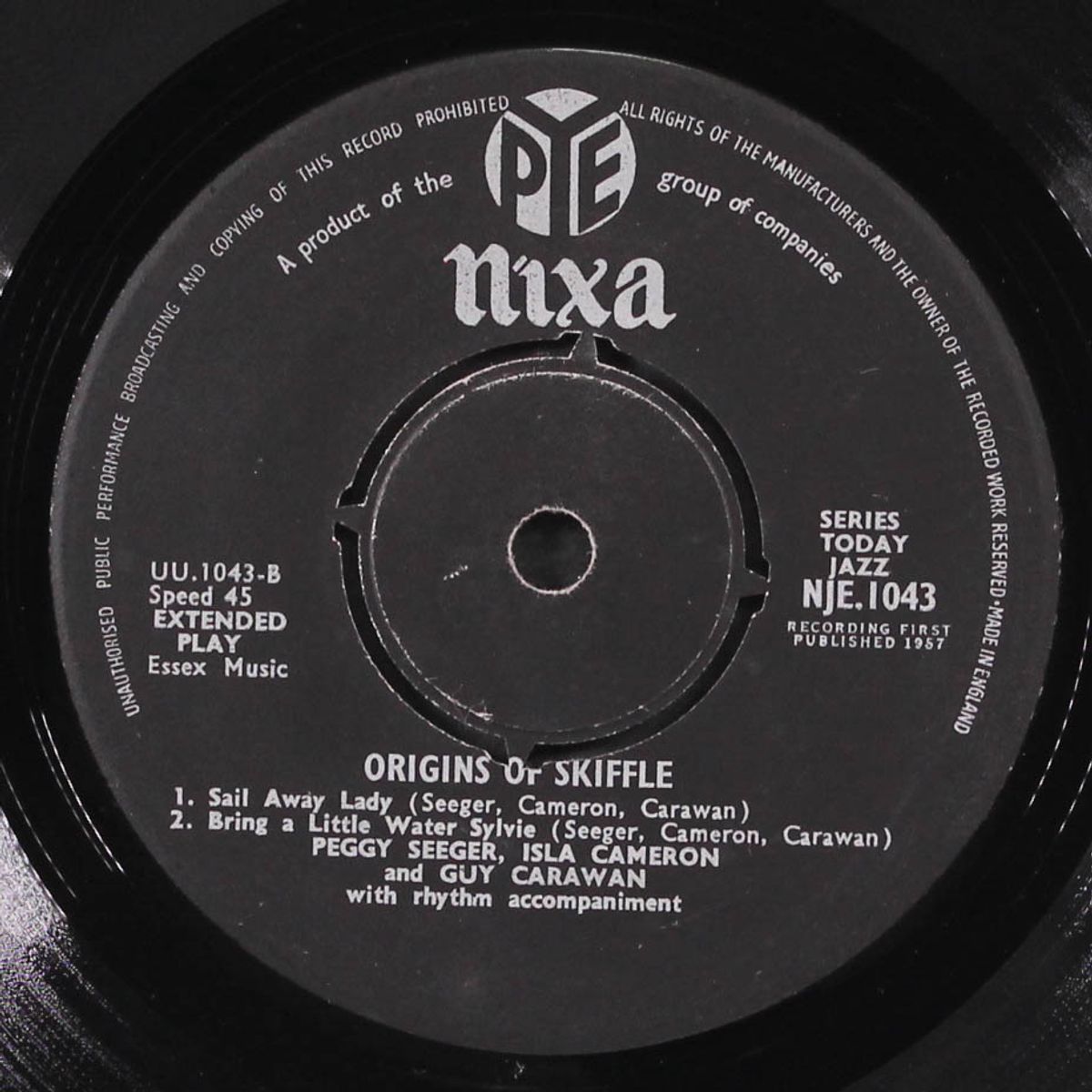 presents origins of skiffle by PEGGY SEEGER