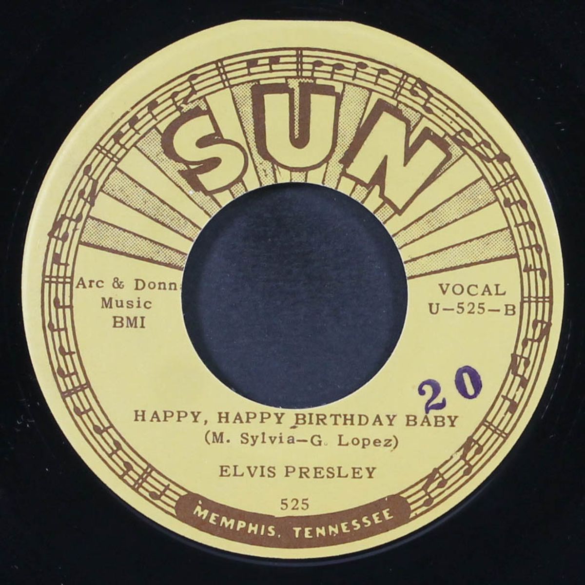 happy, happy birthday baby / tweedle dee by ELVIS PRESLEY