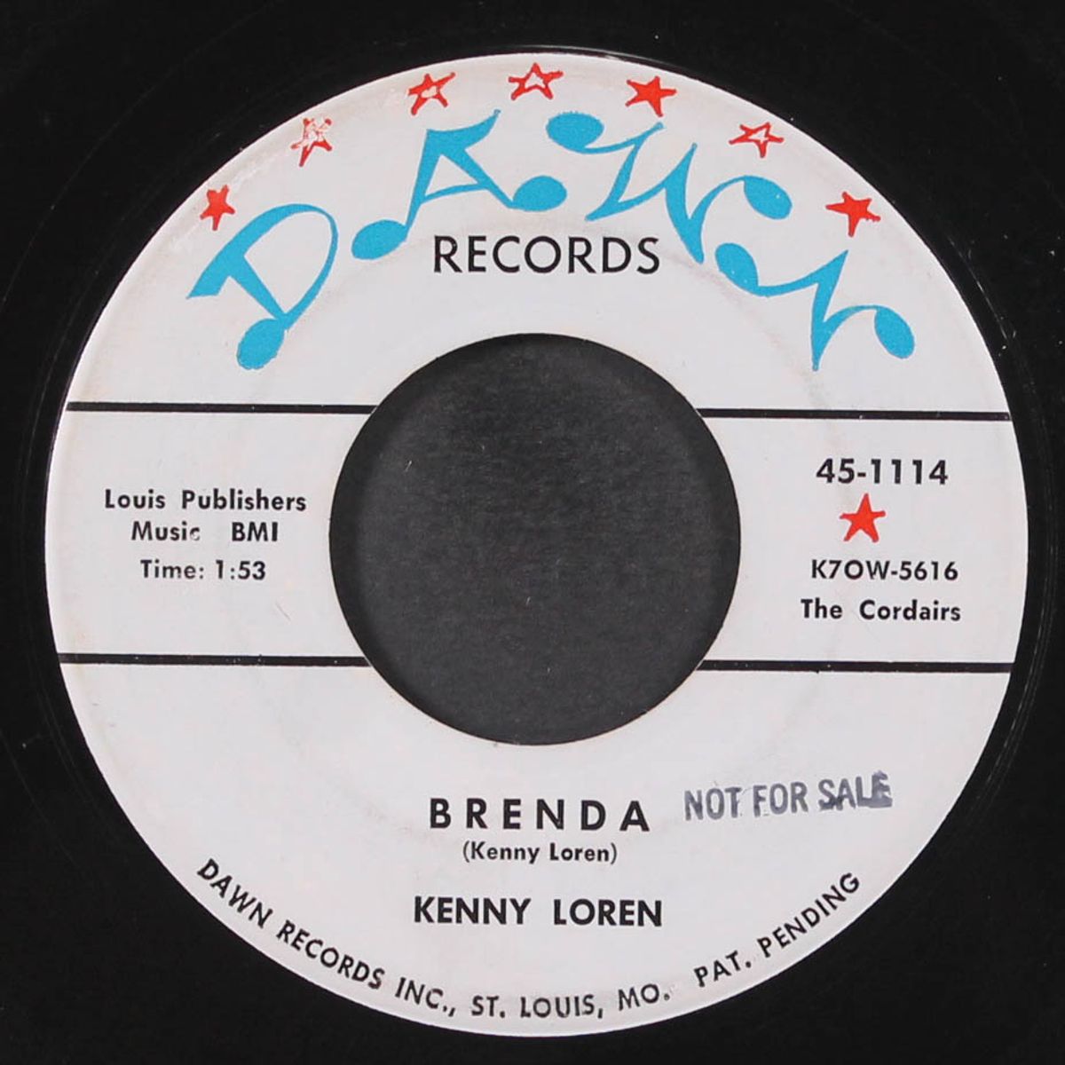 brenda / my girl don't care by KENNY LOREN