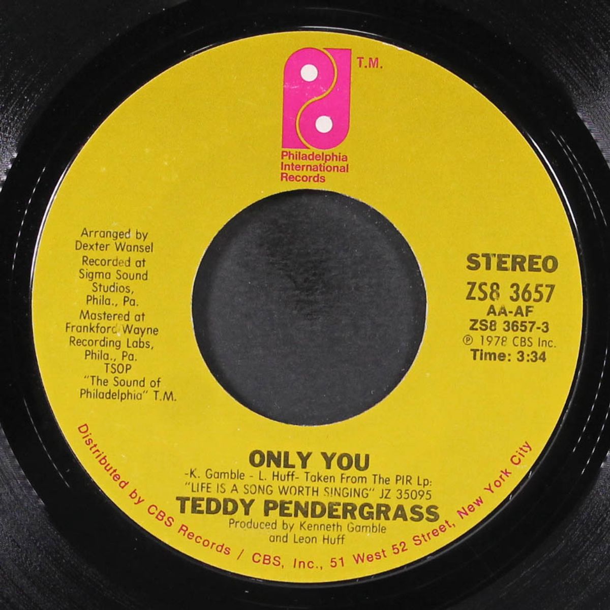 only you / it don't hurt now by TEDDY PENDERGRASS