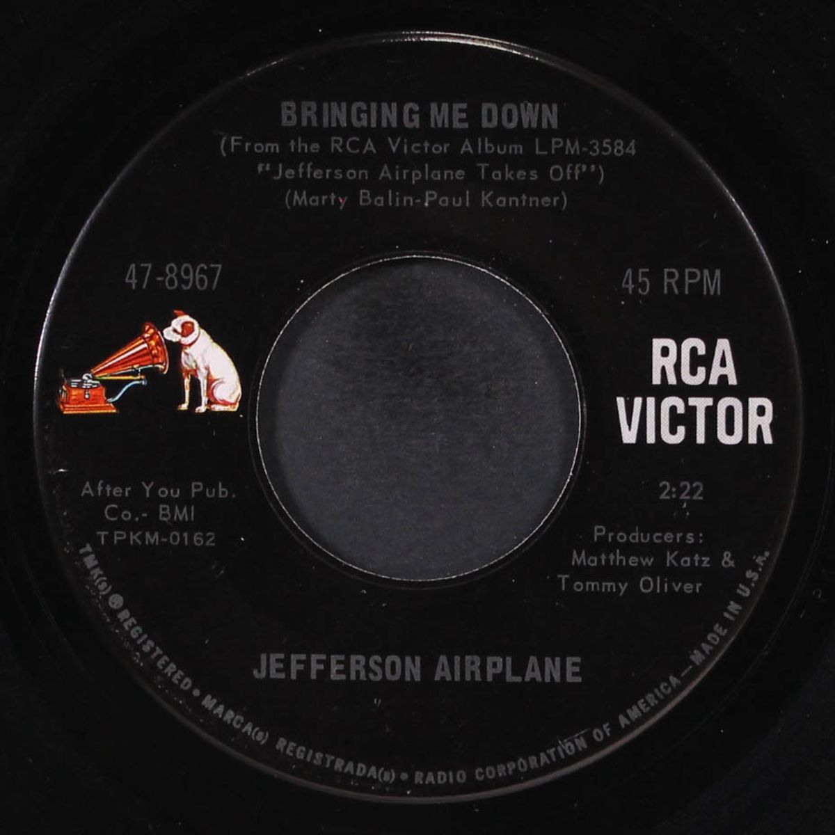 bringing me down / let me in by JEFFERSON AIRPLANE