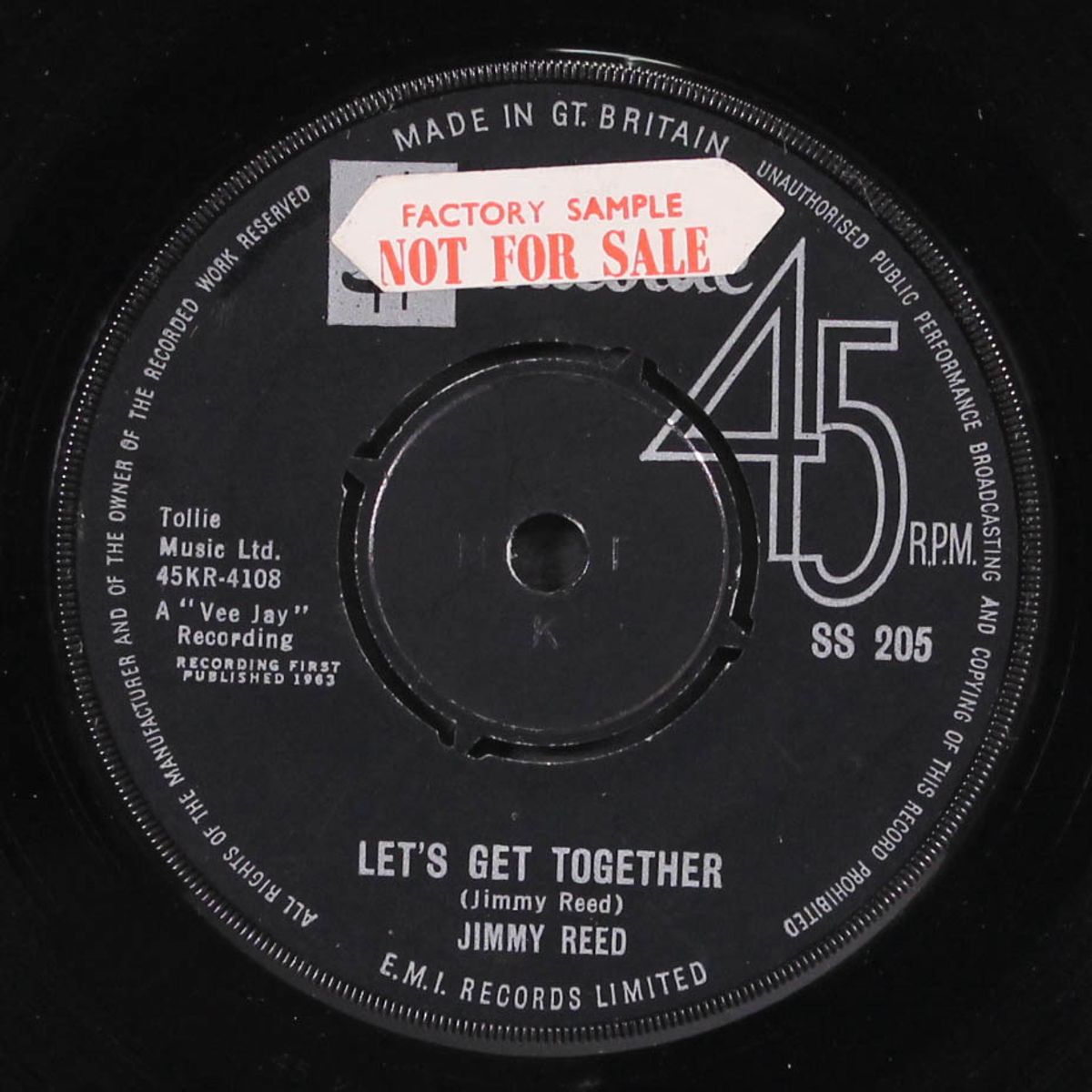 let's get together / shame, shame, shame by JIMMY REED