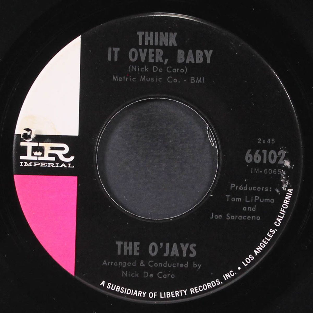 lipstick traces / think it over, baby by O'JAYS
