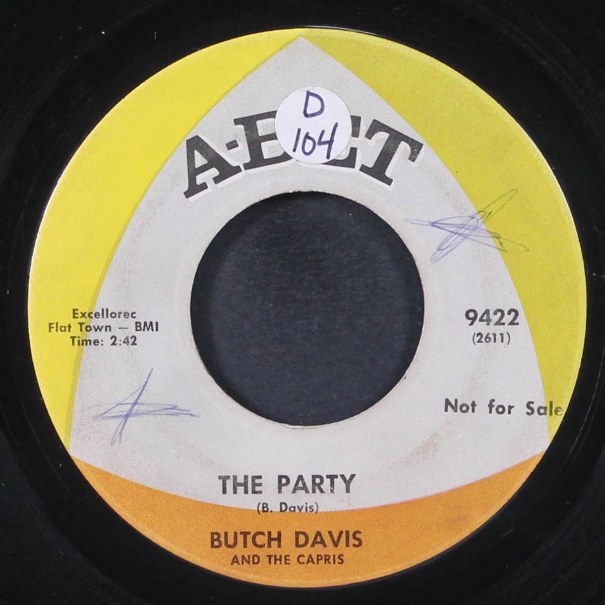 the party / turn on your love light by BUTCH DAVIS