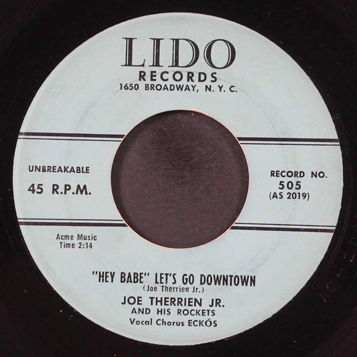 hey babe, let's go downtown / come back to me darling by JOE THERRIEN, JR.