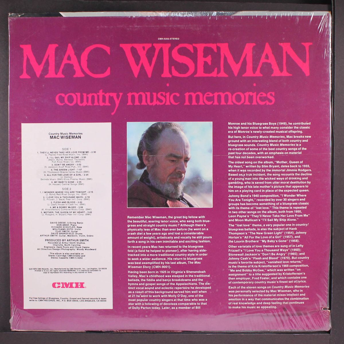 country music memories by MAC WISEMAN