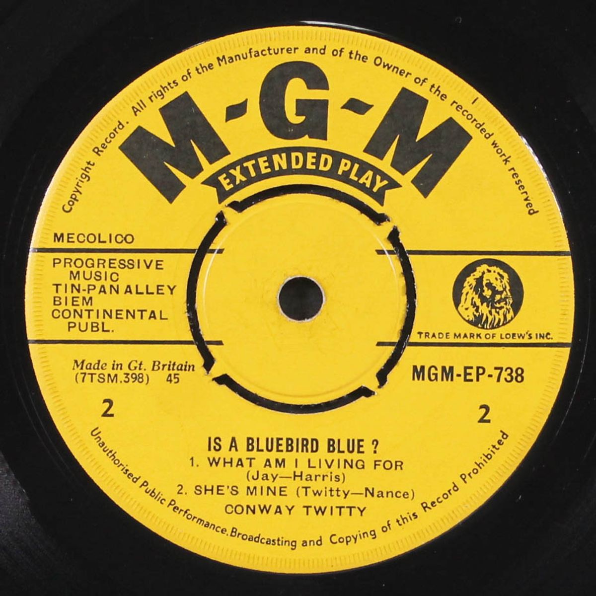 is a bluebird blue? by CONWAY TWITTY