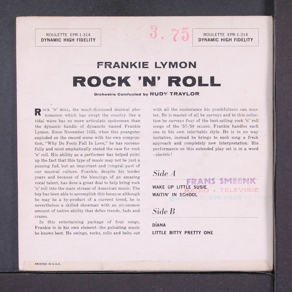 rock 'n' roll with, part 1 by FRANKIE LYMON