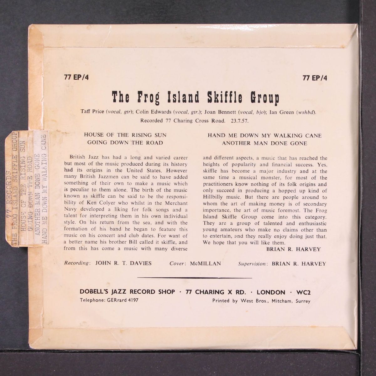 the frog island skiffle group by FROG ISLAND SKIFFLE GROUP
